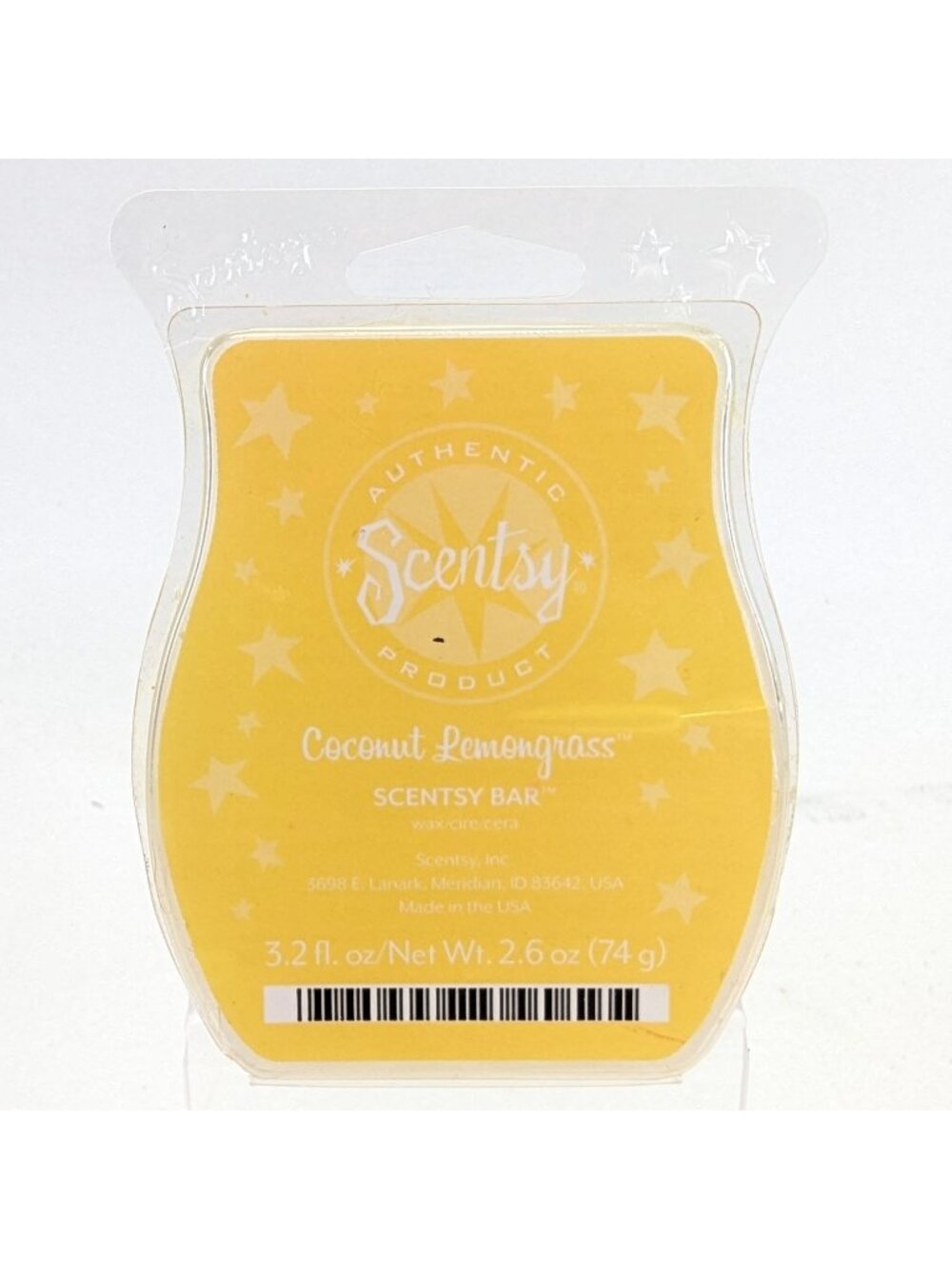Scentsy COCONUT LEMONGRASS Wax Bar Melt 3.2 fl oz RETIRED
